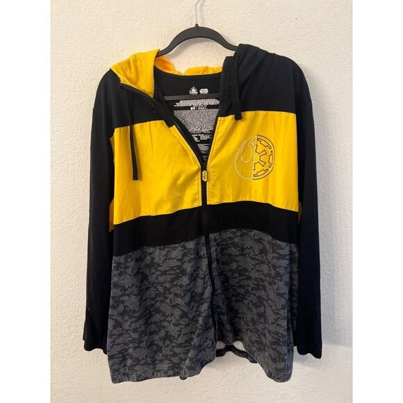 Disney Star Wars zip up hooded jacket mens size XXL - Picture 3 of 6